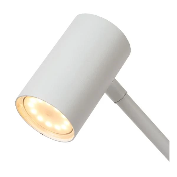 Lucide TIPIK - Rechargeable Floor lamp - Battery - LED Dim. - 1x3W 2700K - 3 StepDim - White - detail 1